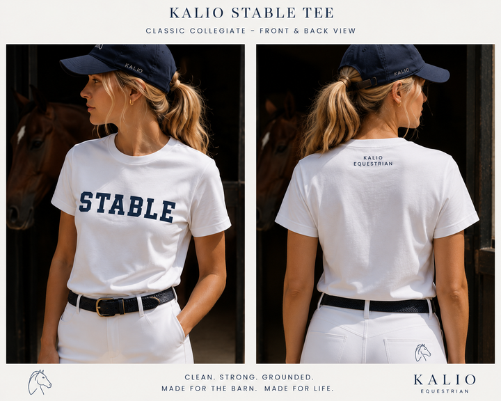 STABLE TEE by Kalio Equestrian